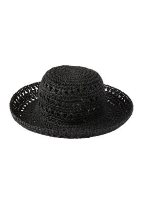 Women's Open Weave Cloche Hat