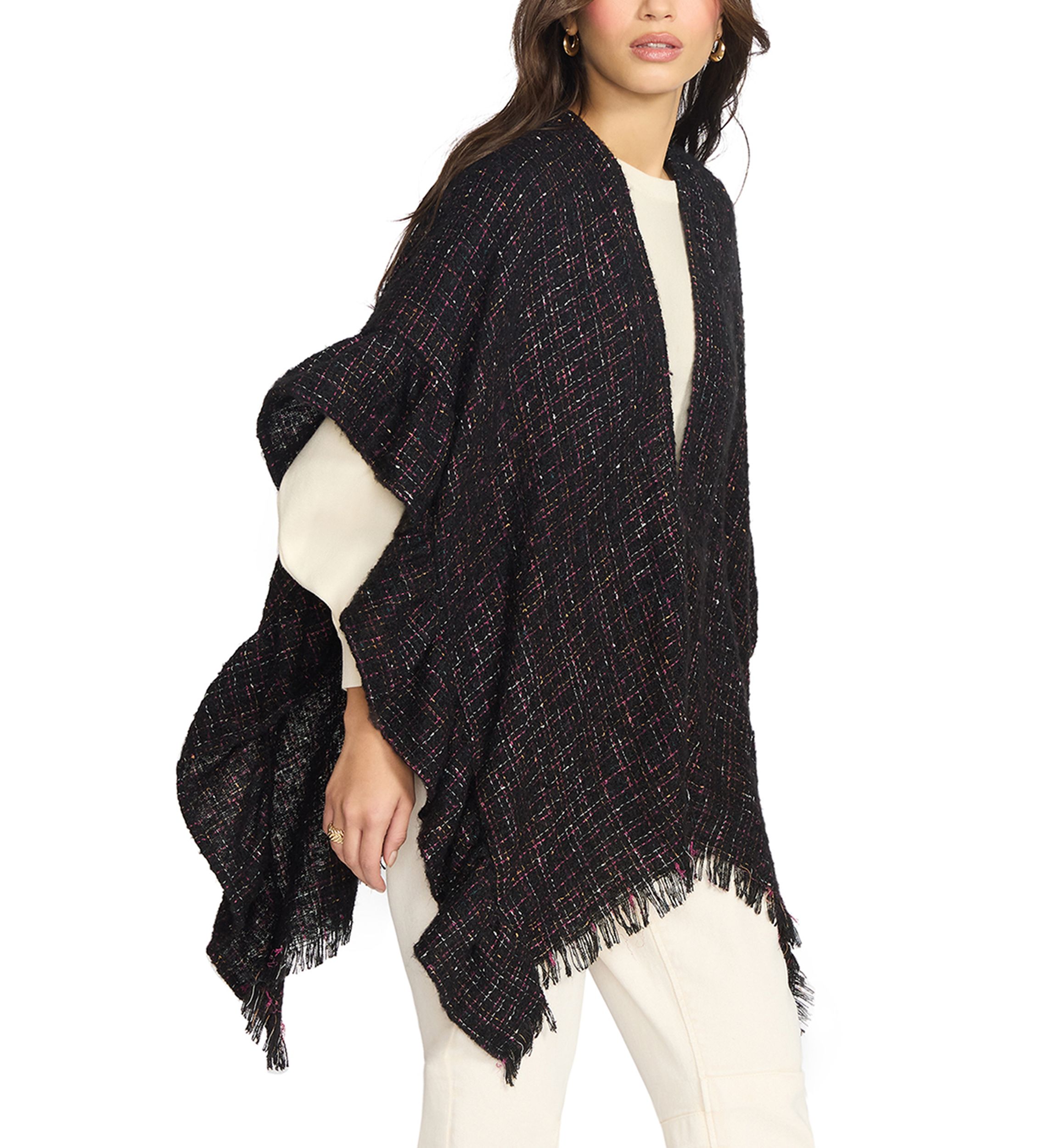 Tweed Ruffle Topper 