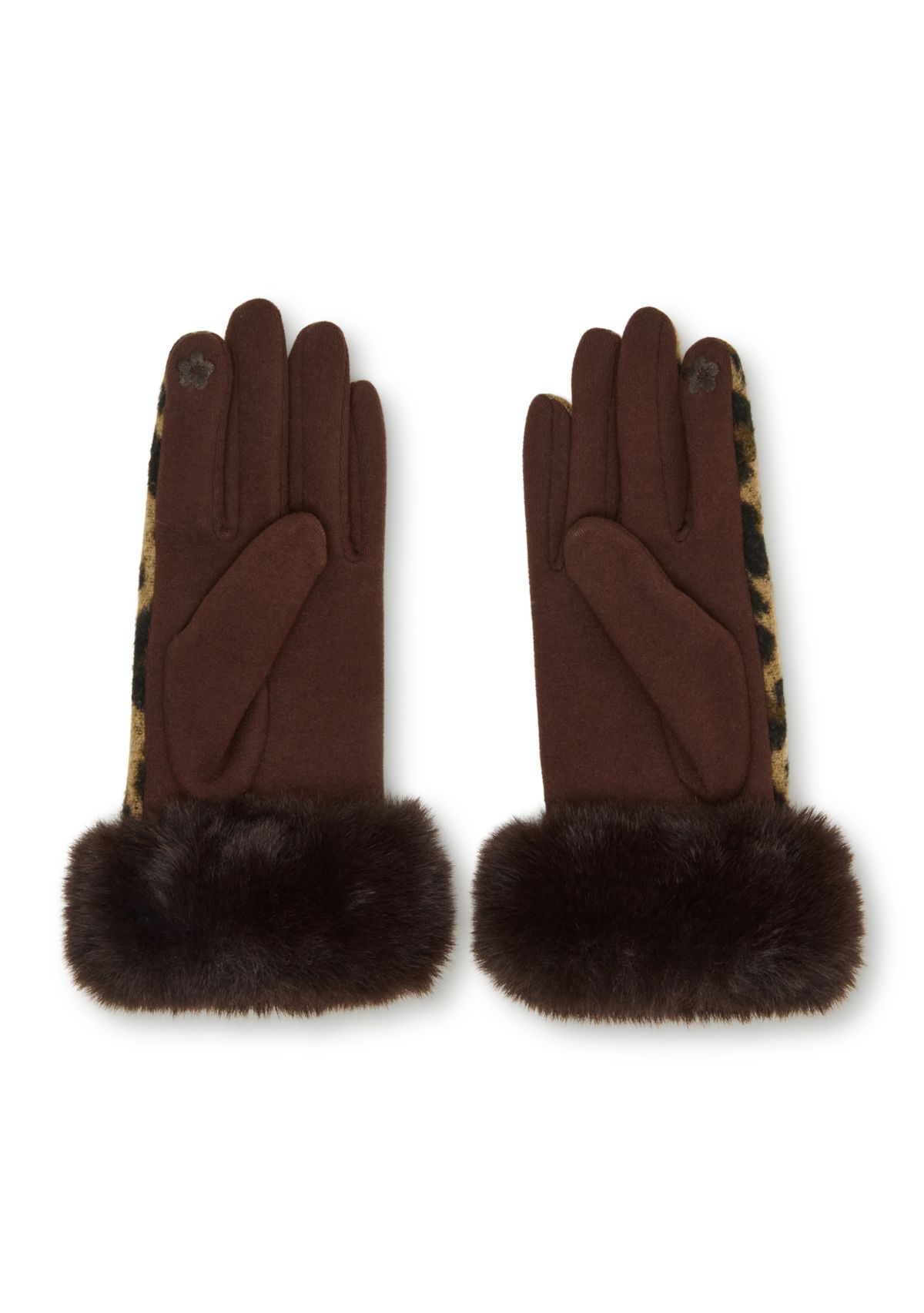 Faux Fur Headband and Glove Set 