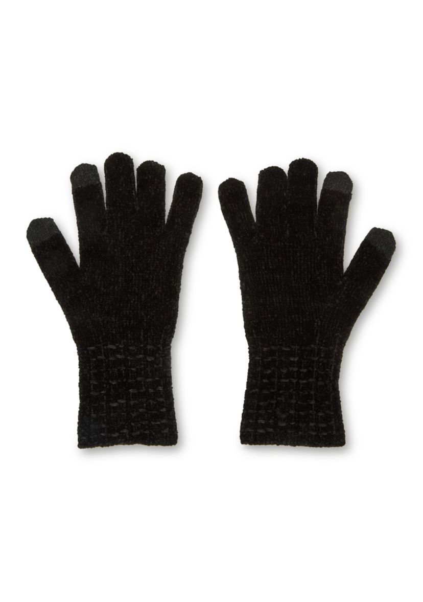 Dropstitch Chenille Gloves 