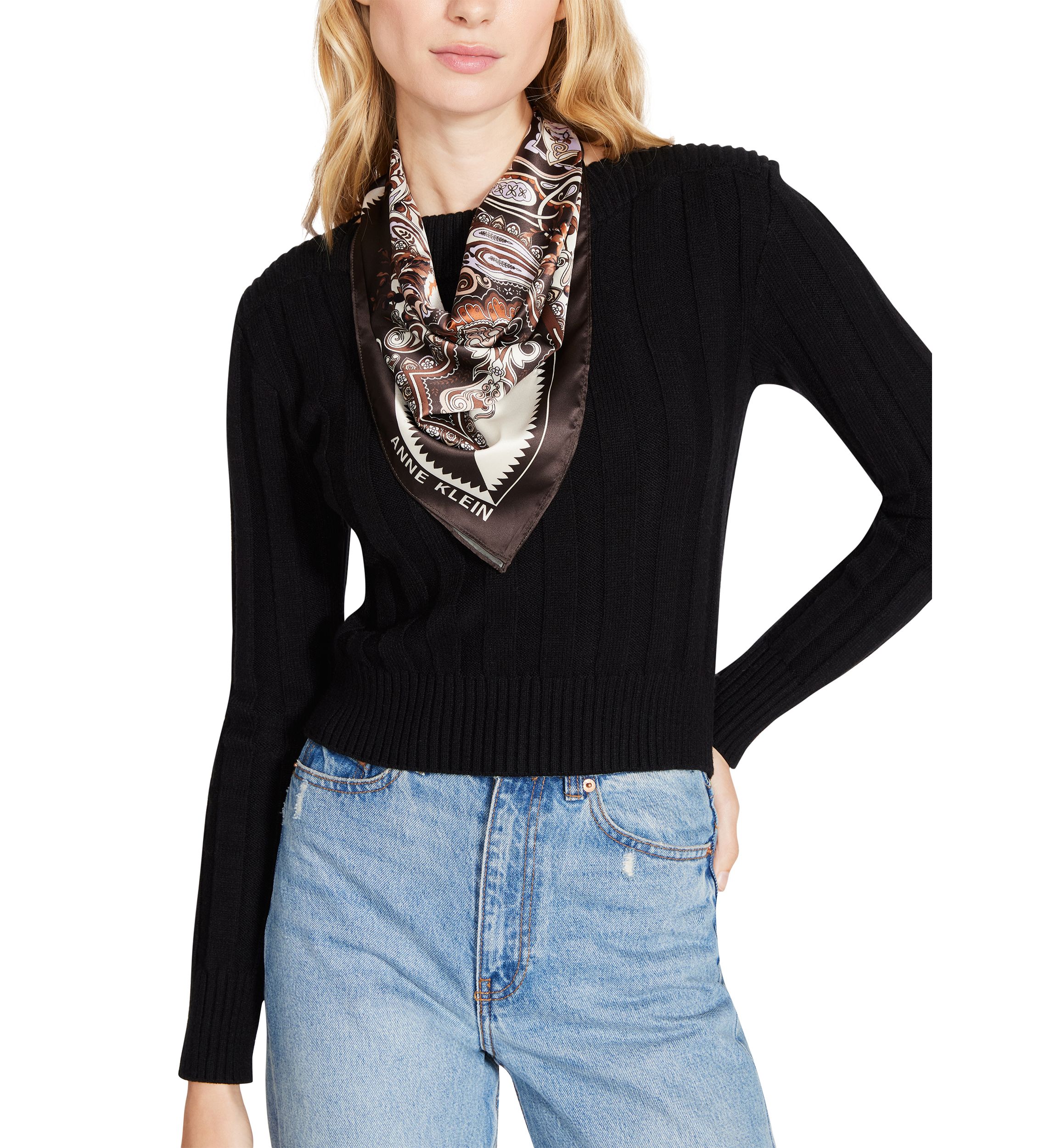 Mirror Paisley Square Scarf