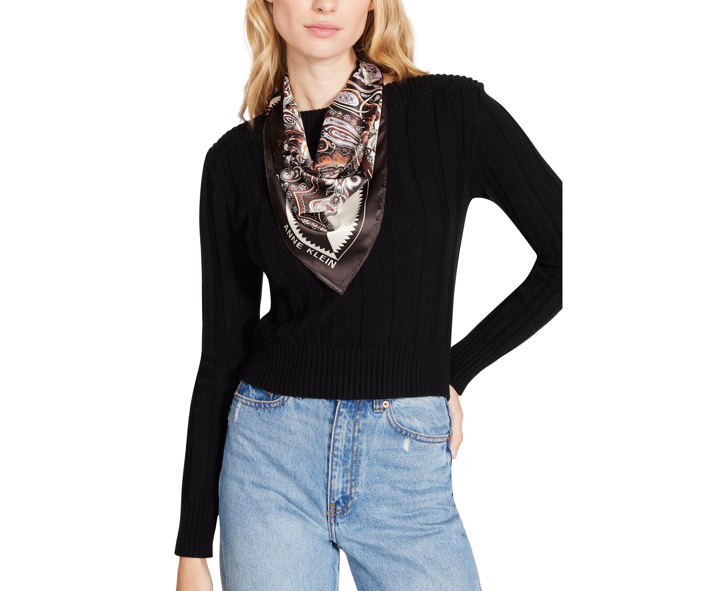 Mirror Paisley Square Scarf