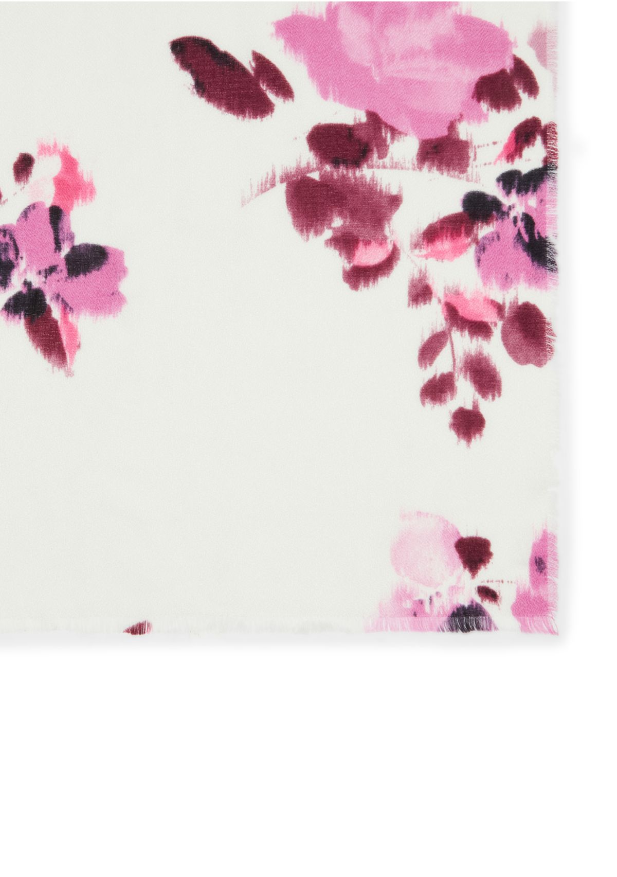 Painterly Floral Scarf