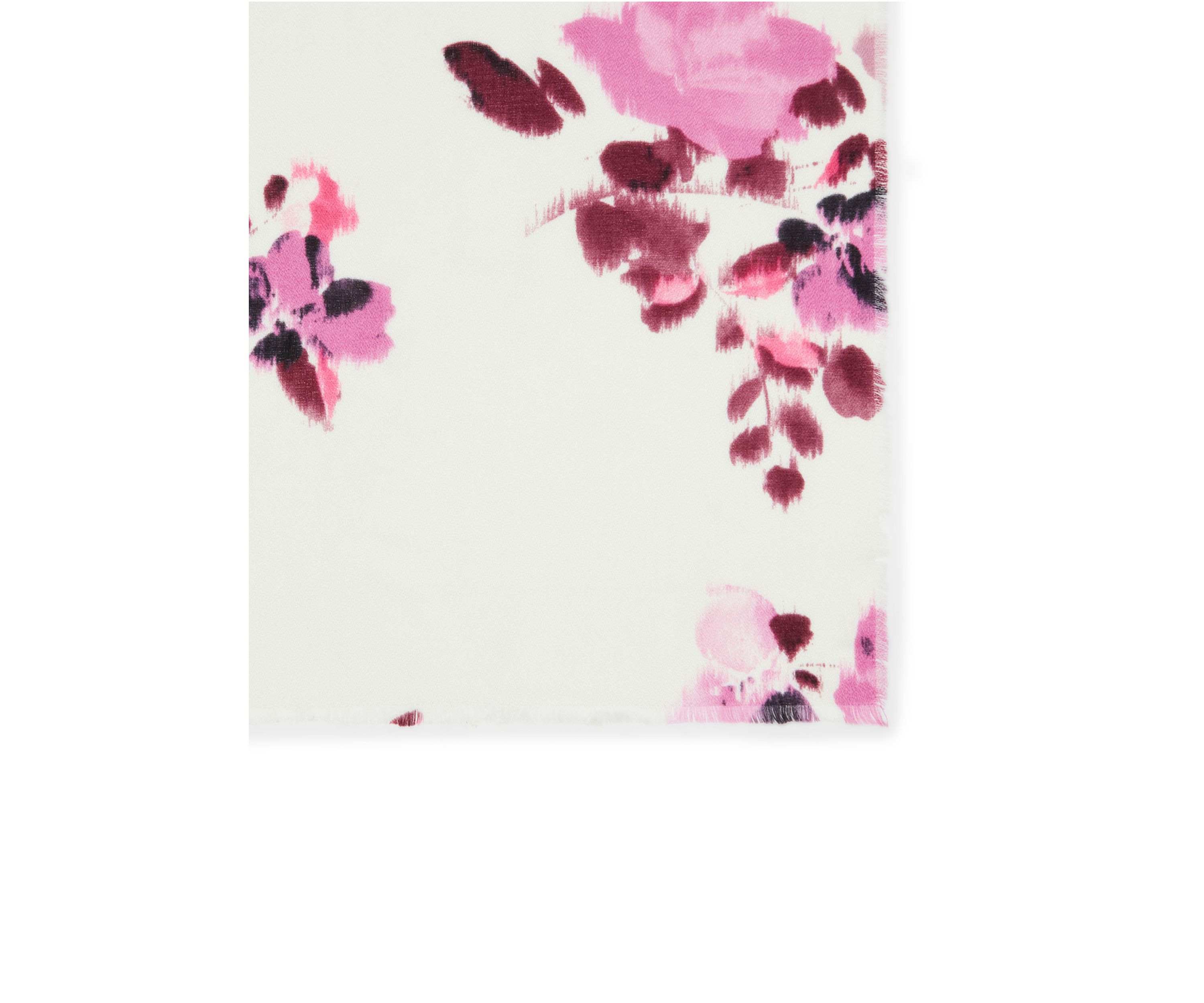 Painterly Floral Scarf