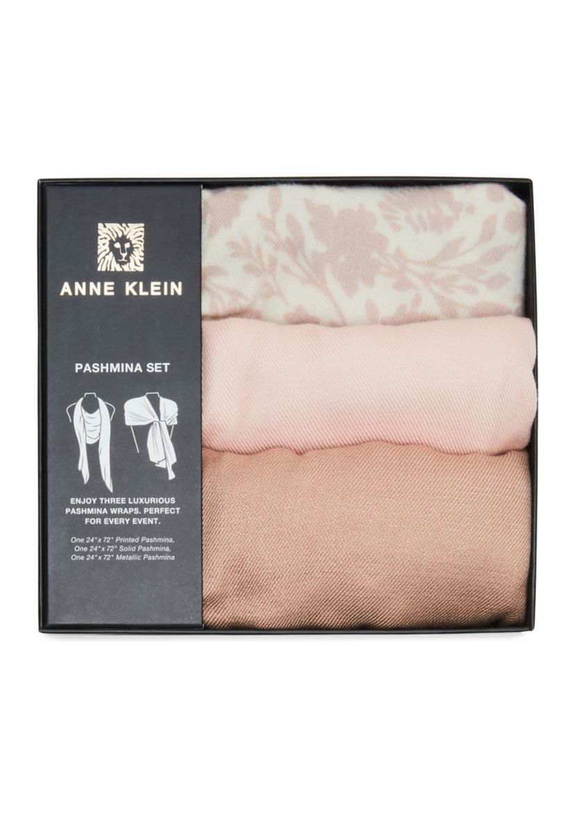 3-Piece Pashmina Gift Set 