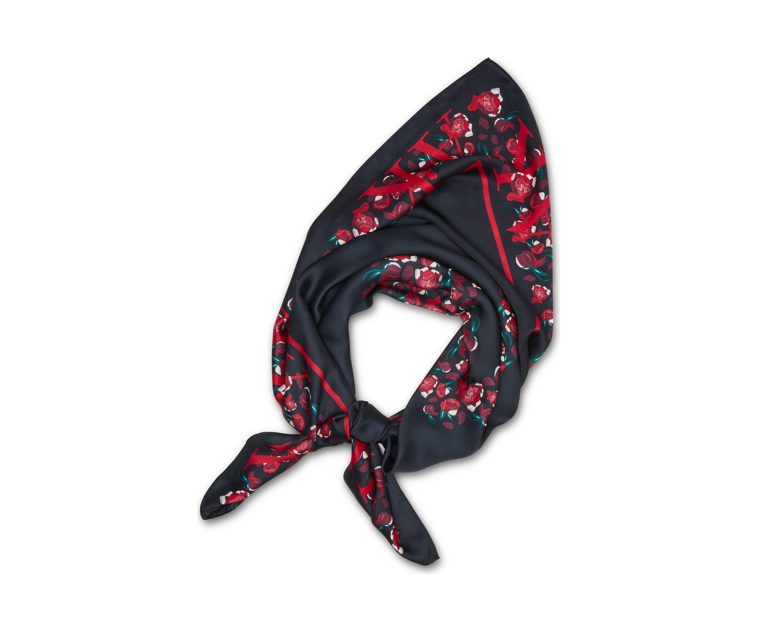 Floral Garden Square Scarf
