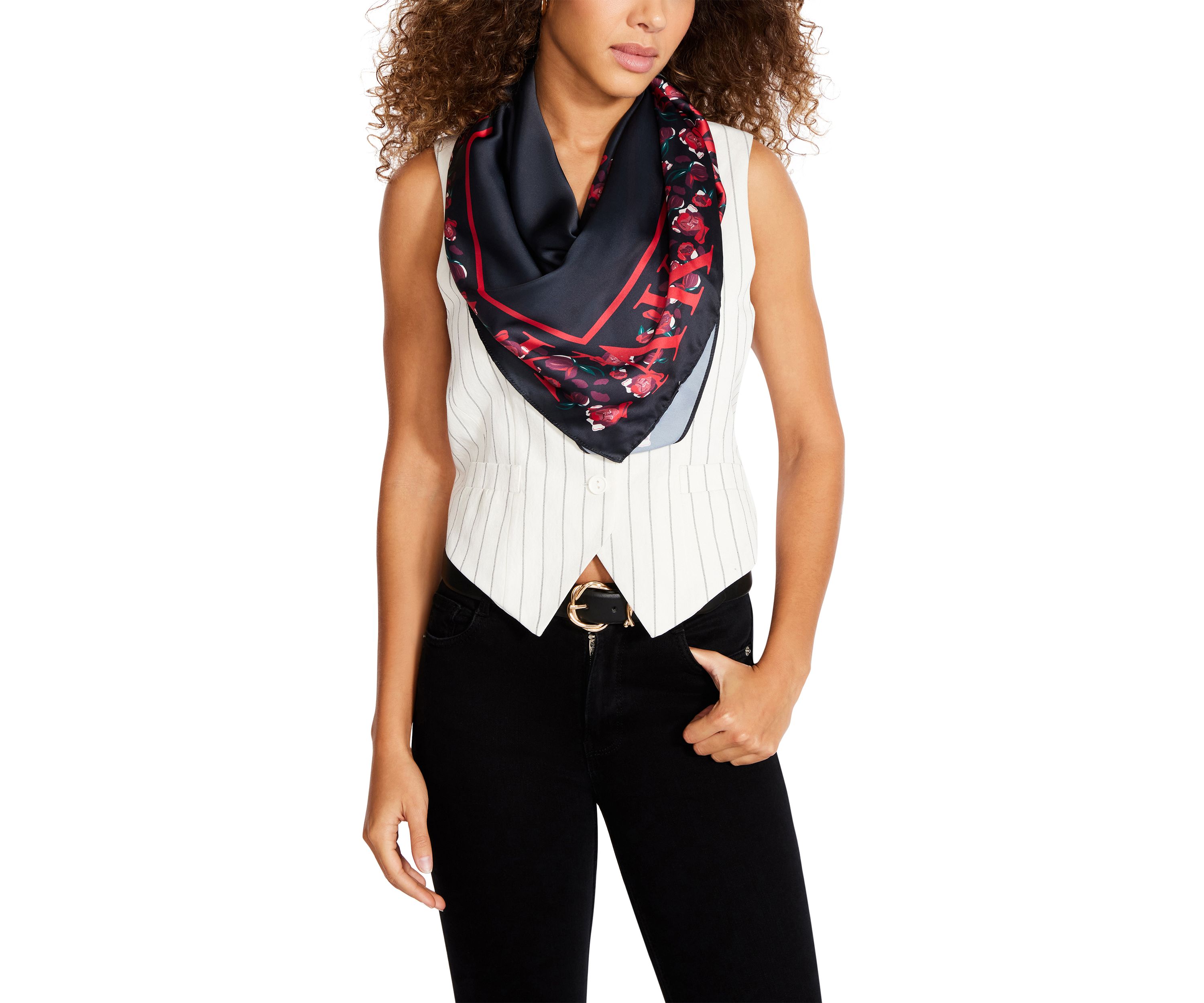 Floral Garden Square Scarf
