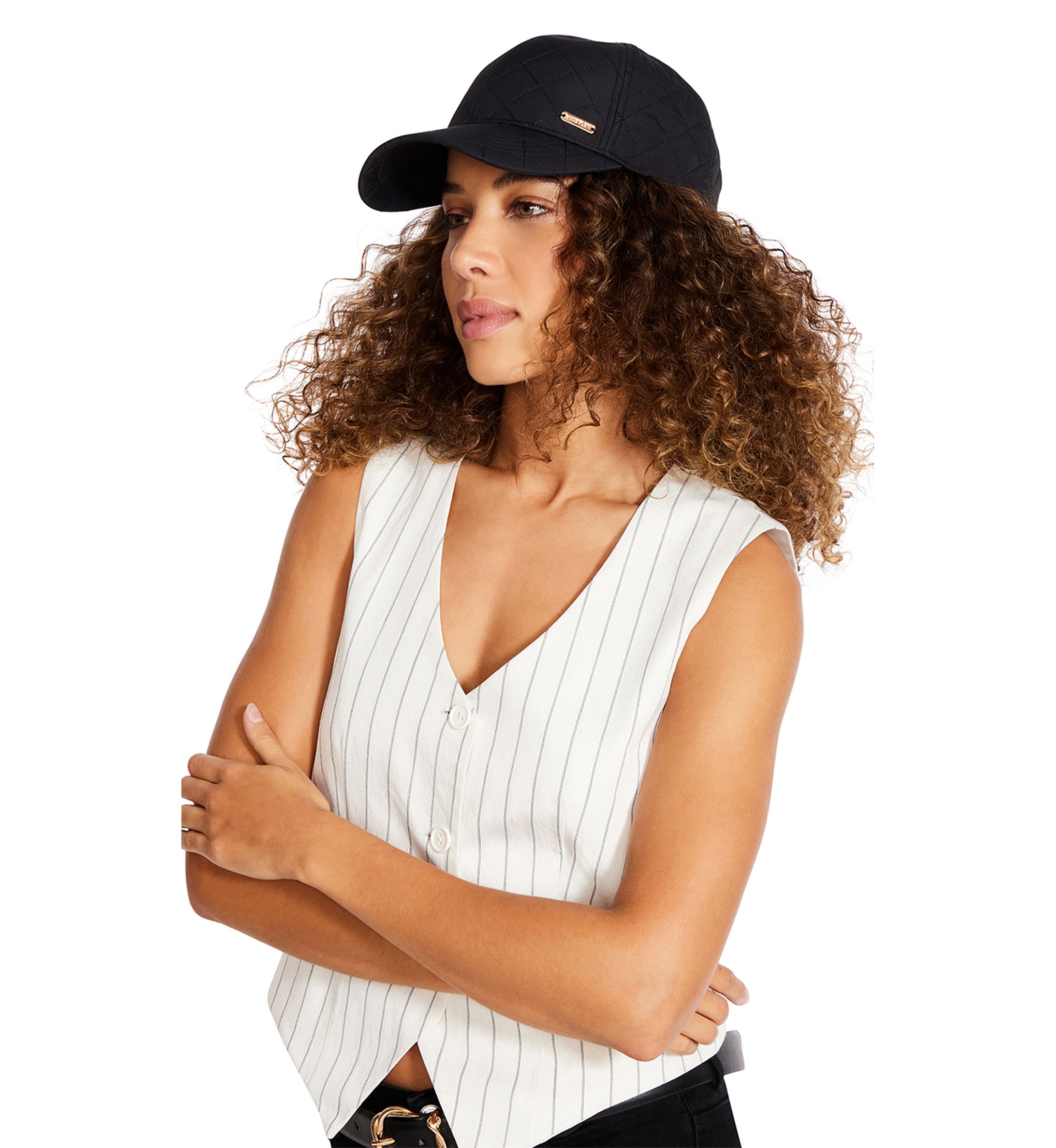 Sporty Quilted Baseball Cap
