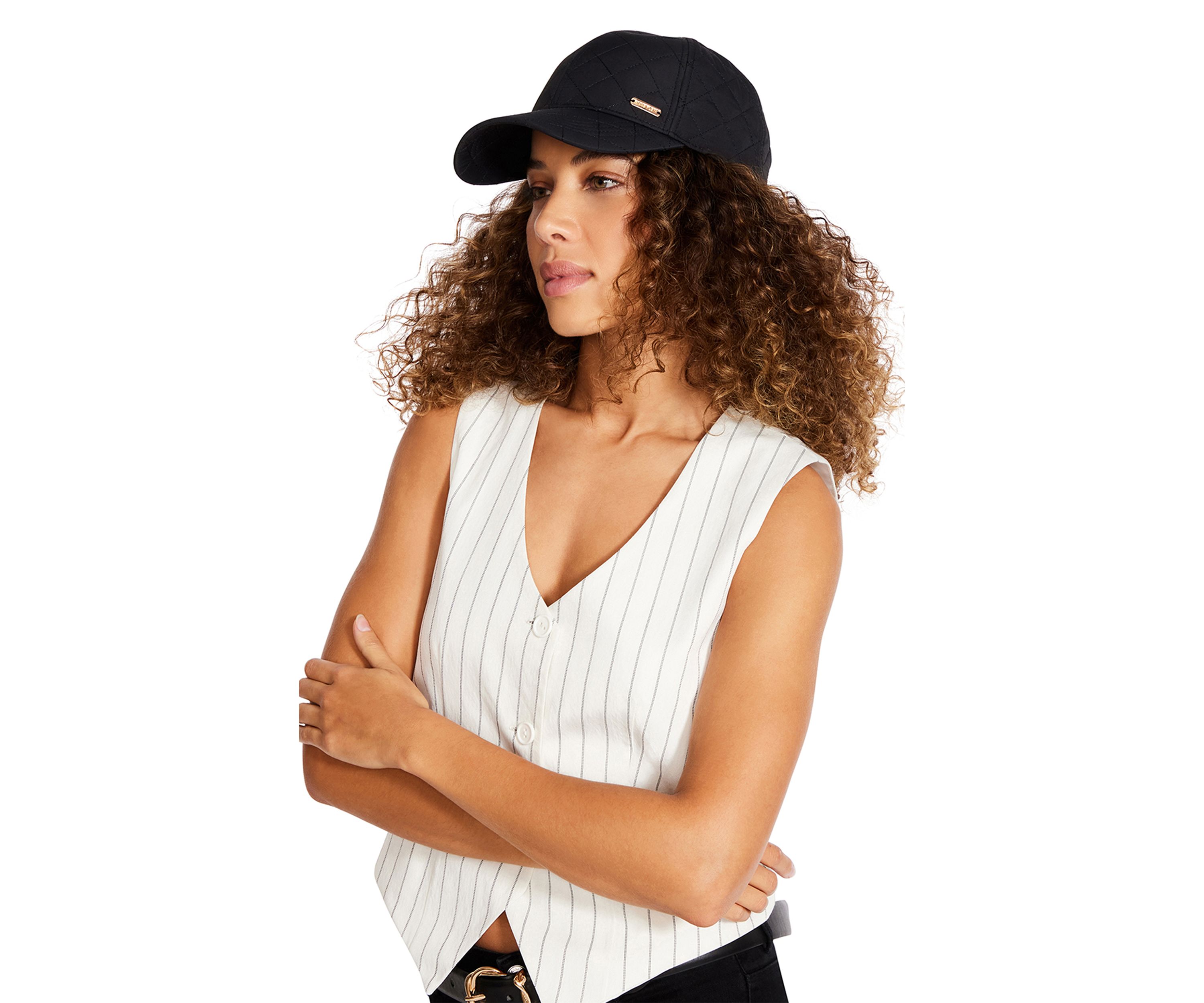 Sporty Quilted Baseball Cap