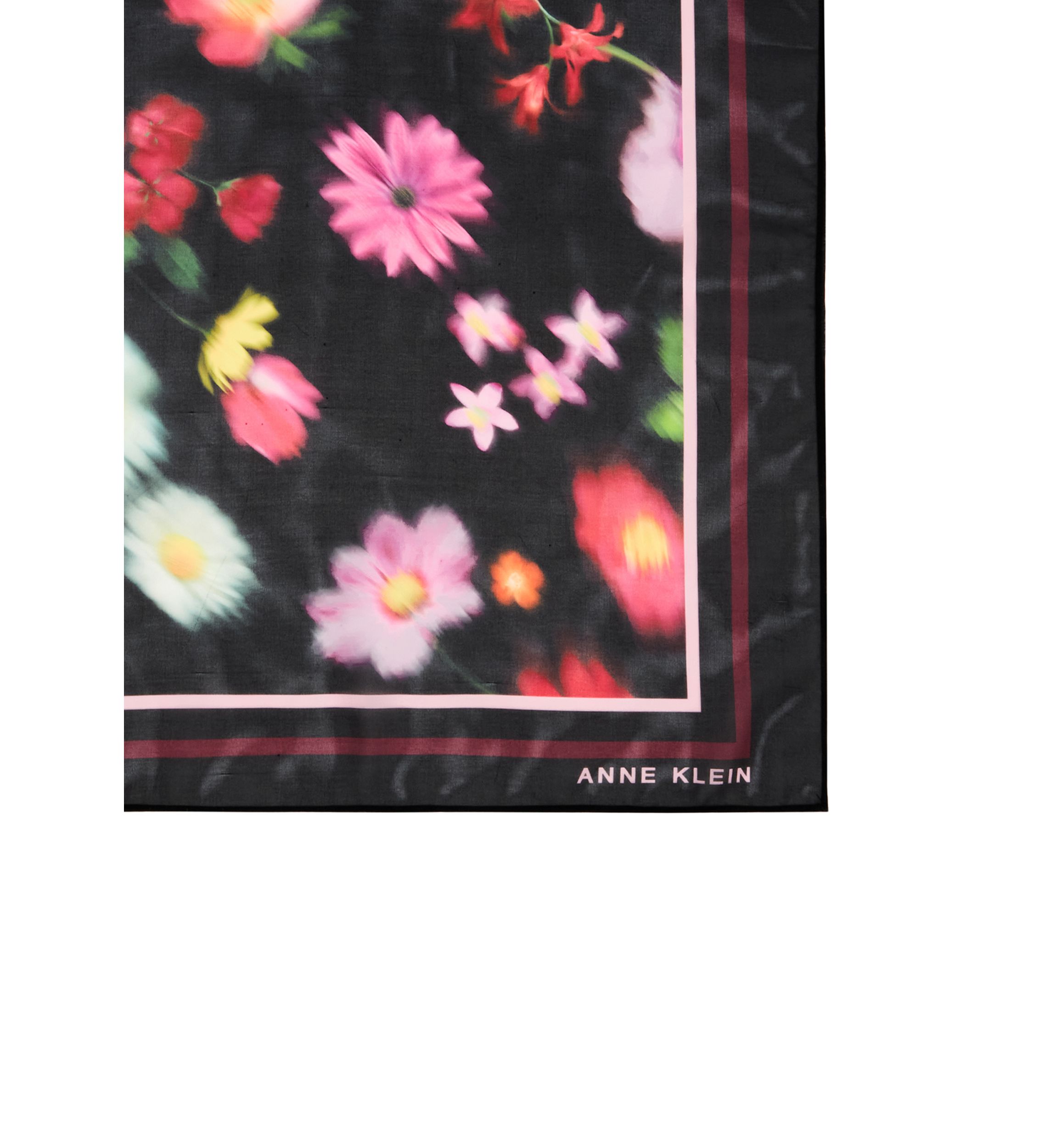 Blurred Floral Oblong Scarf