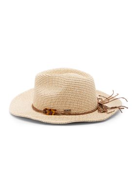 Tortoise Shell Western Hat