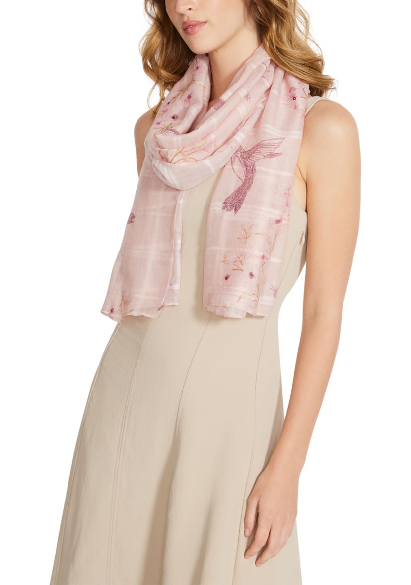 Hummingbird Bloom Oblong Scarf