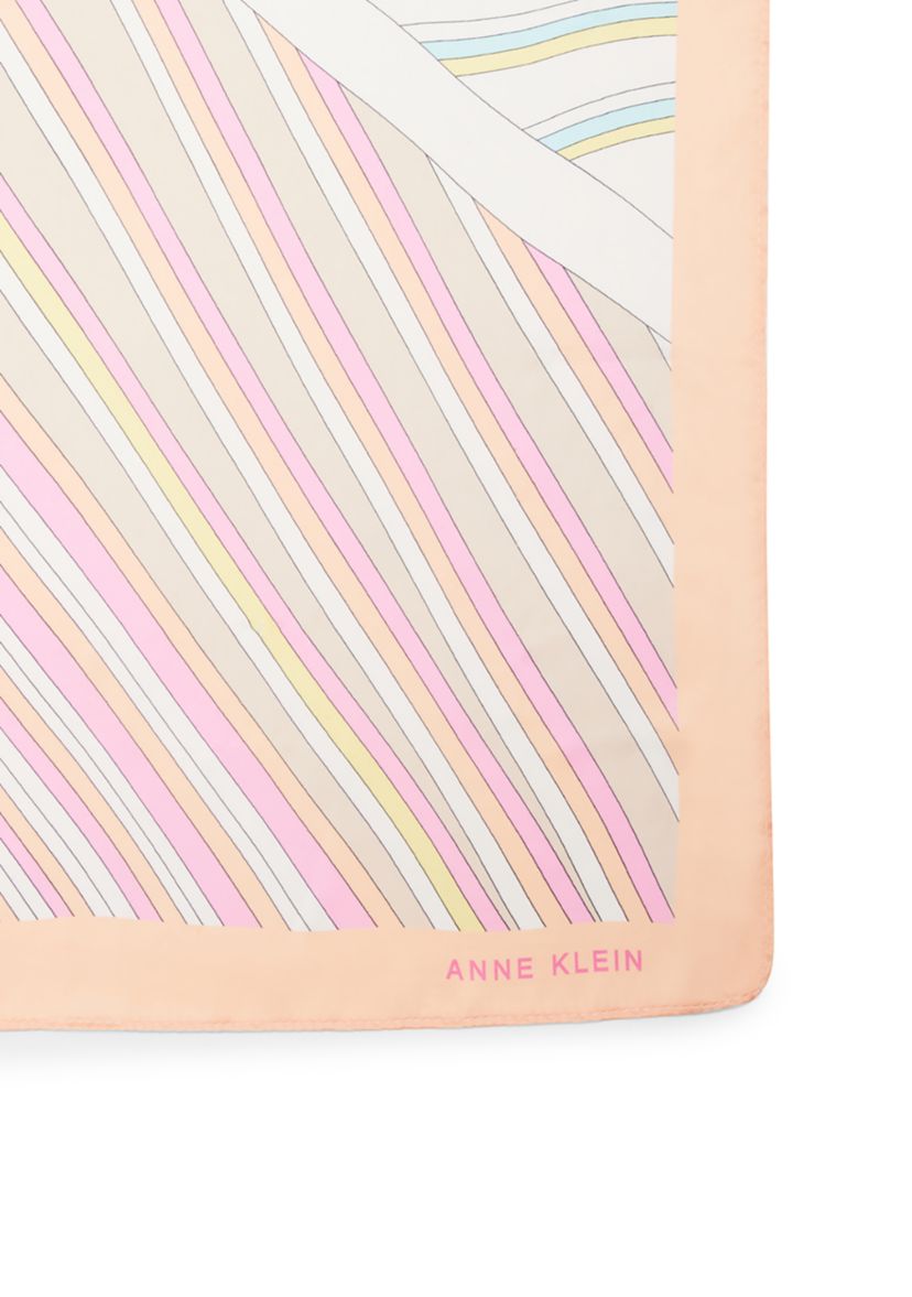 Crisscross Stripe Square Scarf