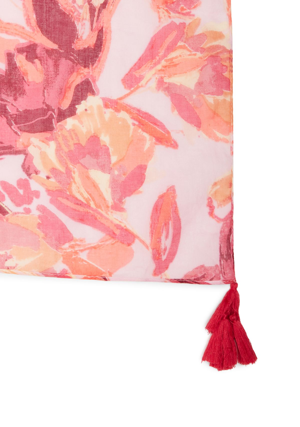 Abstract Blooms Oblong Scarf