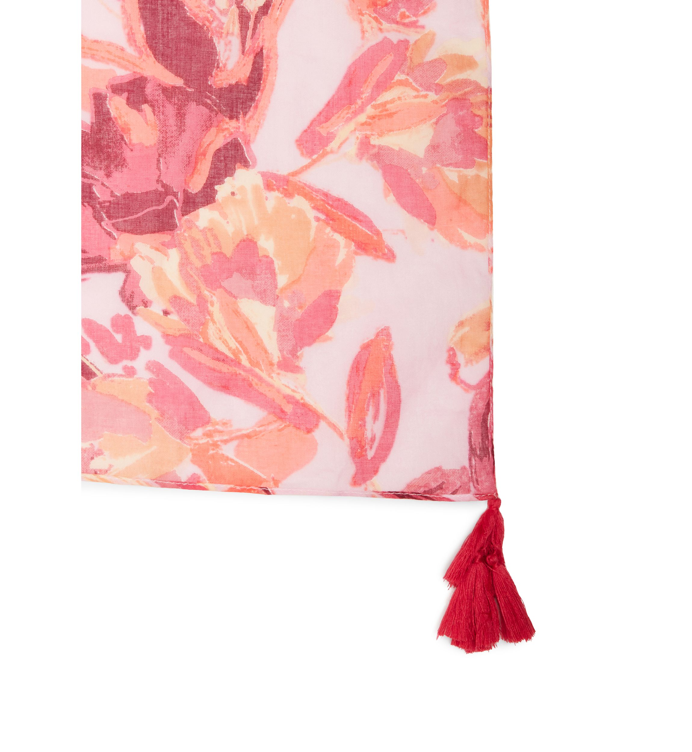 Abstract Blooms Oblong Scarf