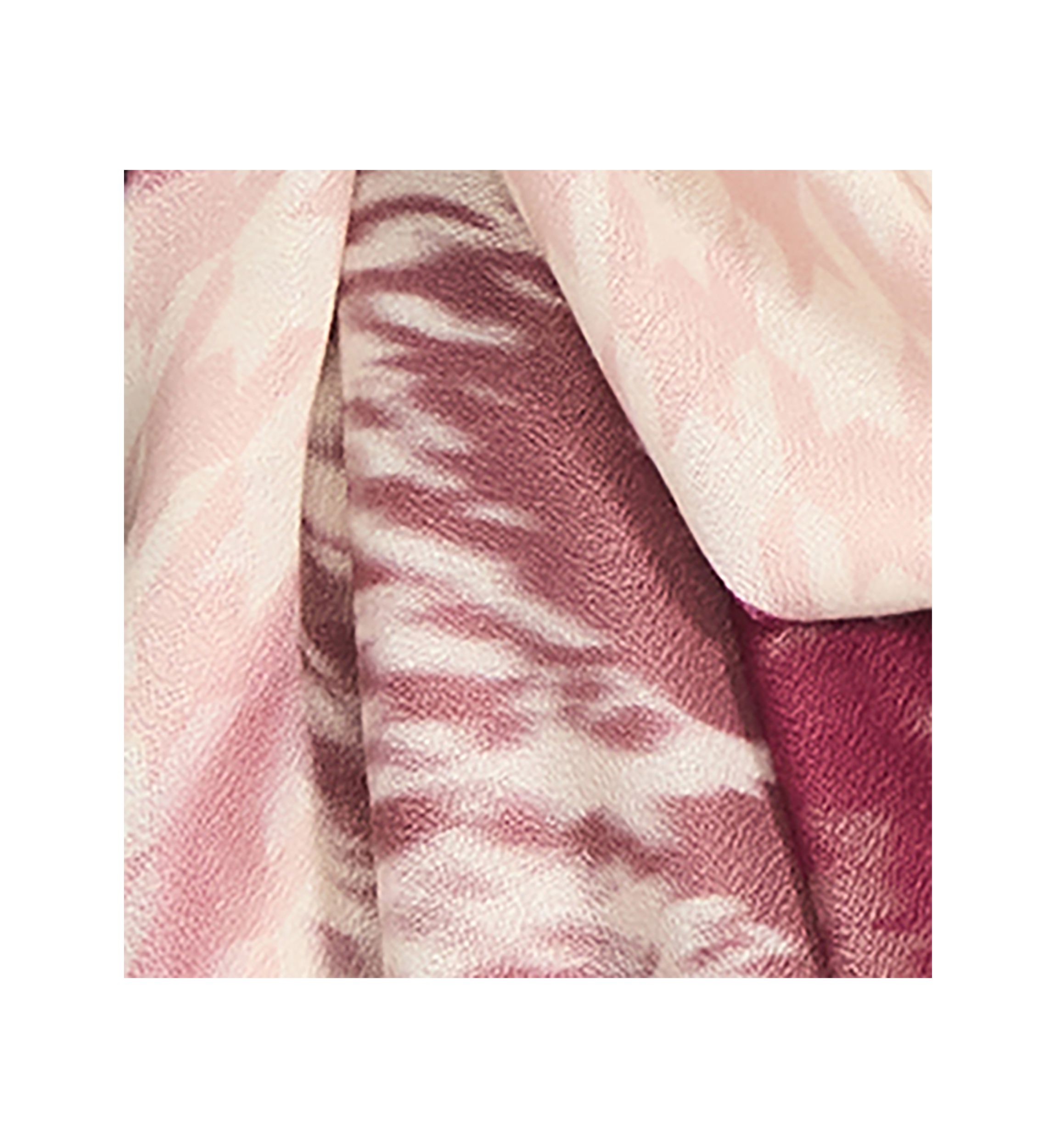 Blurred Floral Oblong Scarf