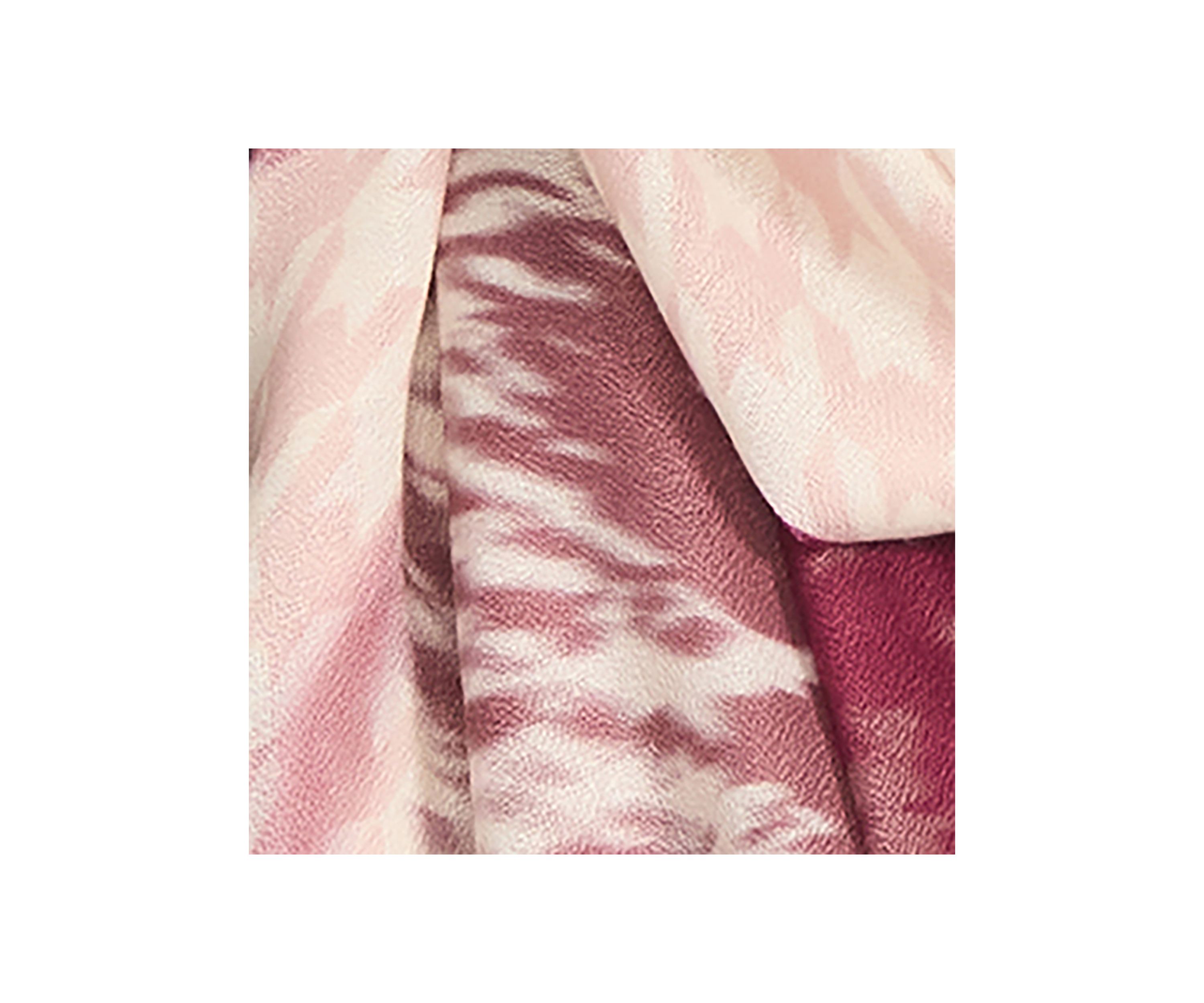 Blurred Floral Oblong Scarf