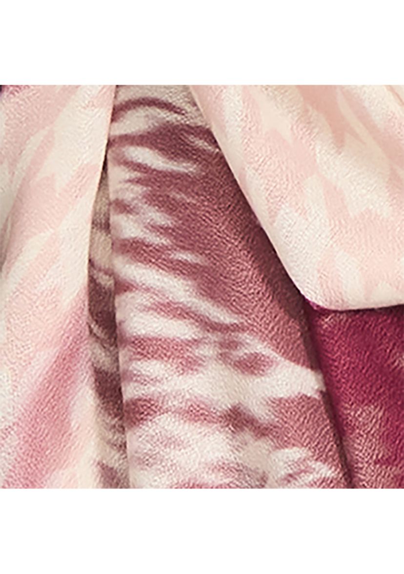 Blurred Floral Oblong Scarf