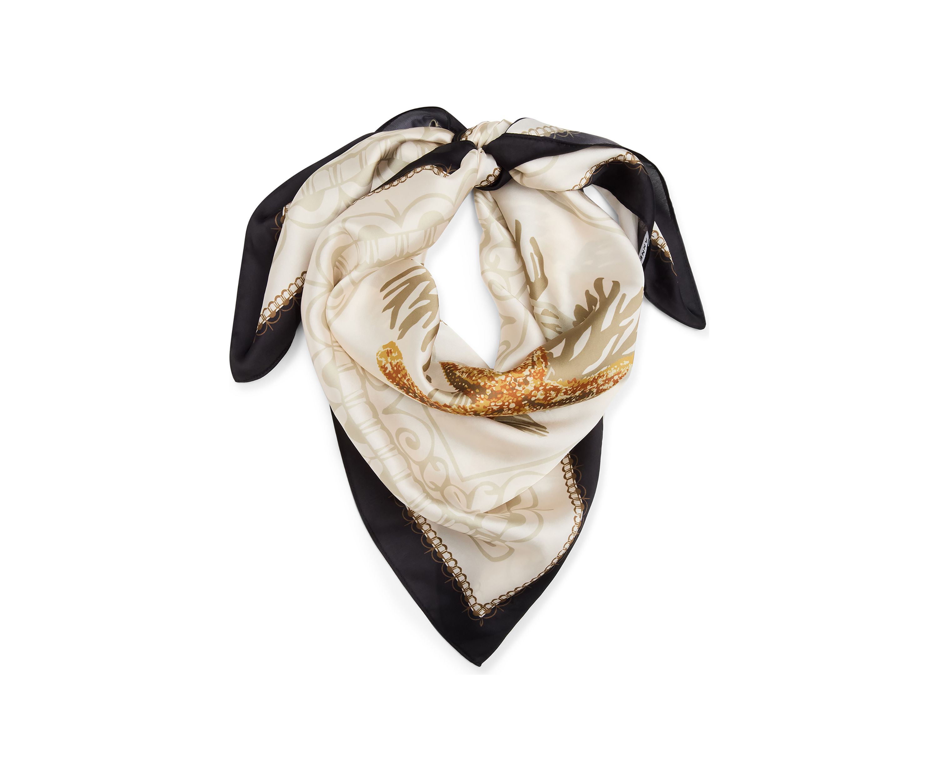Mosaic Tile Starfish Square Scarf