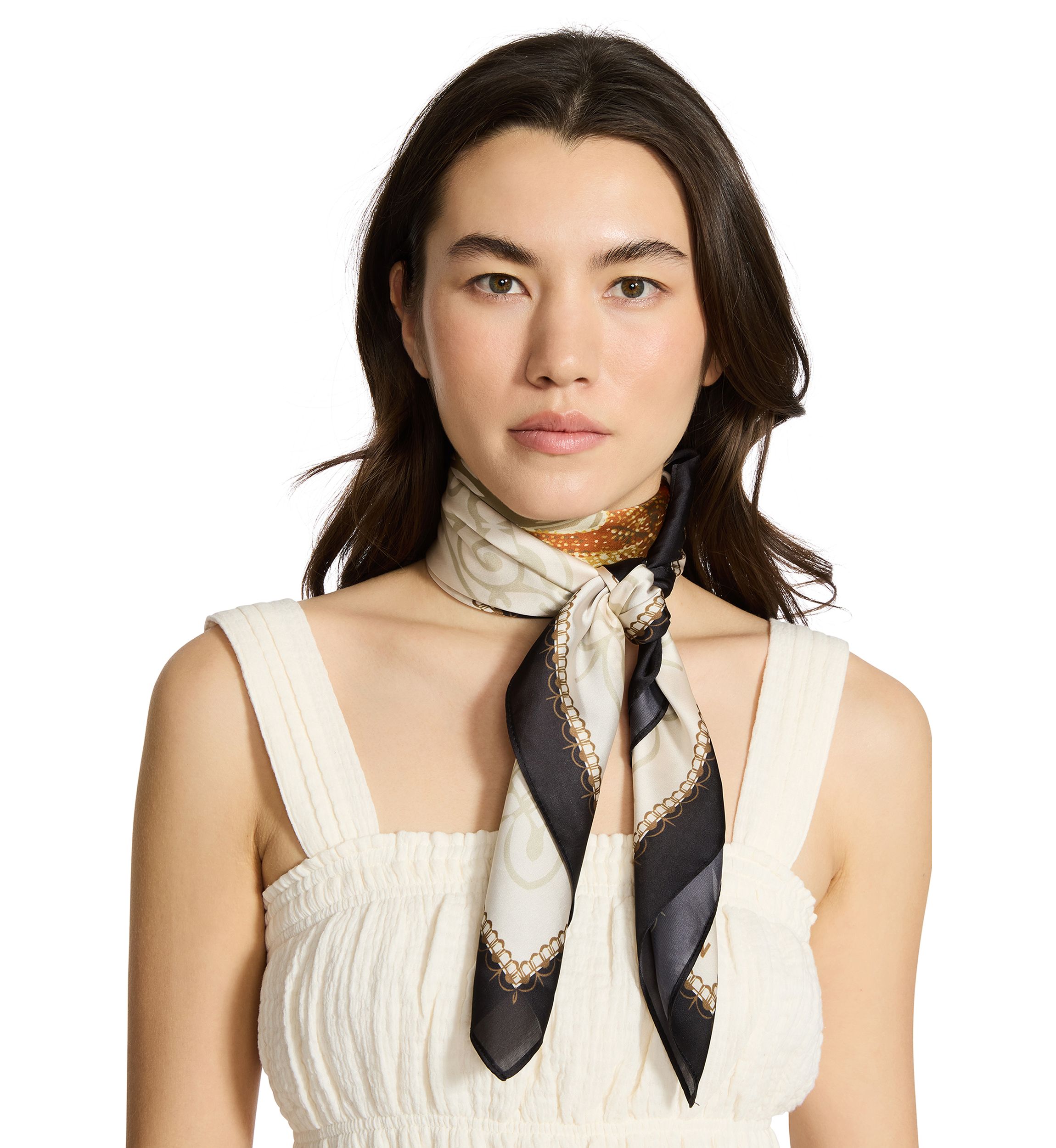 Mosaic Tile Starfish Square Scarf