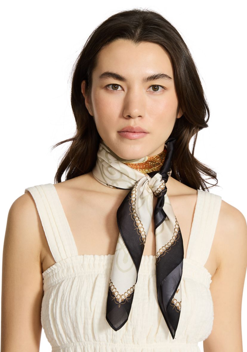 Mosaic Tile Starfish Square Scarf