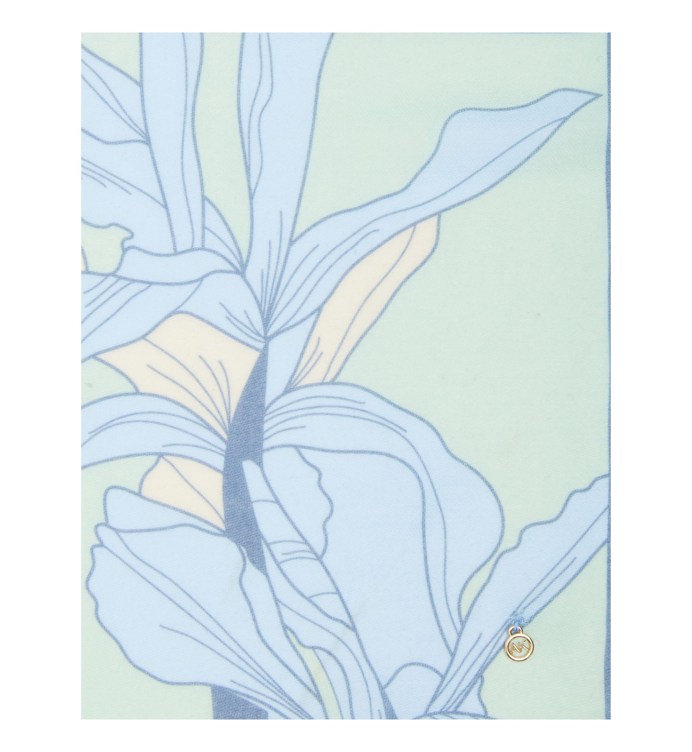 Picture Frame Floral Oblong Scarf