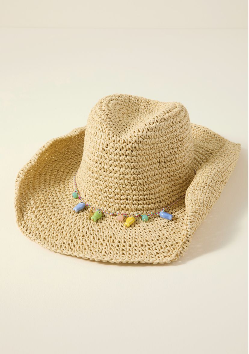 Crown & Ivy™ Sewing Down South x Crown & Ivy™ Straw Hat with  display picture 1