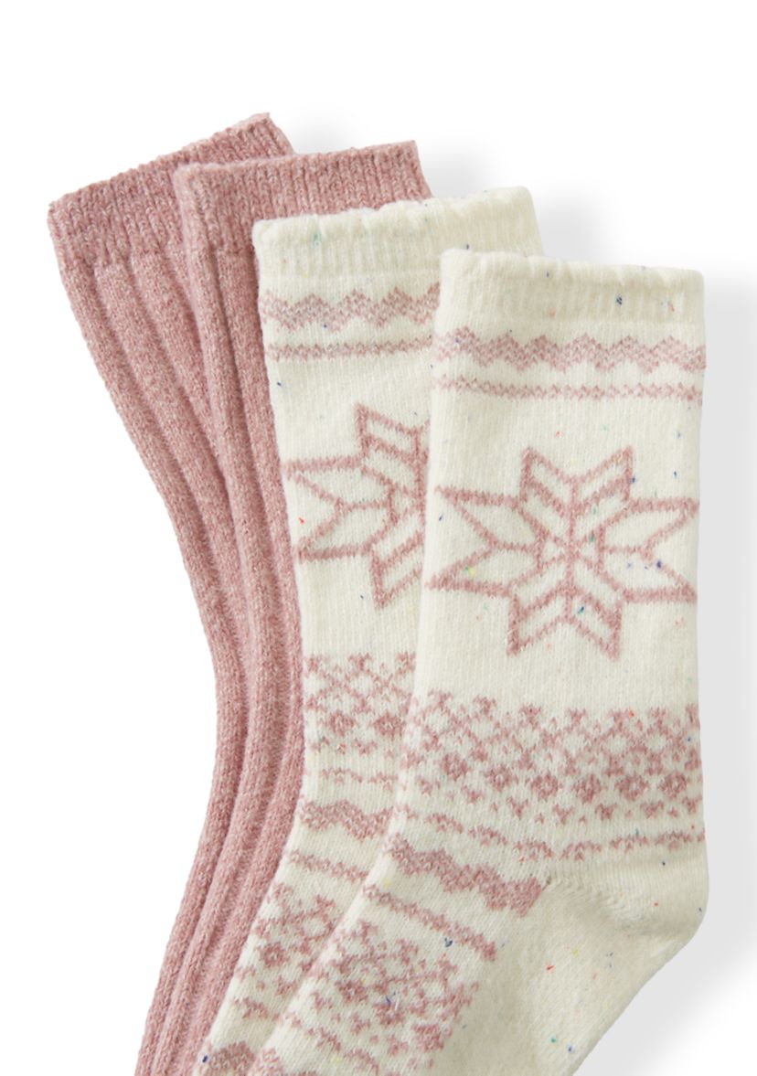 Boot Fairisle Fleck Crew Socks Pack