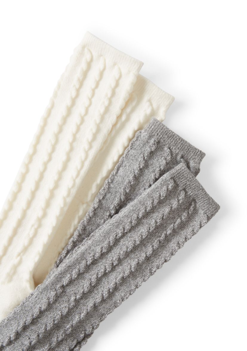 Texture Slouch Crew Socks - 2-Pack