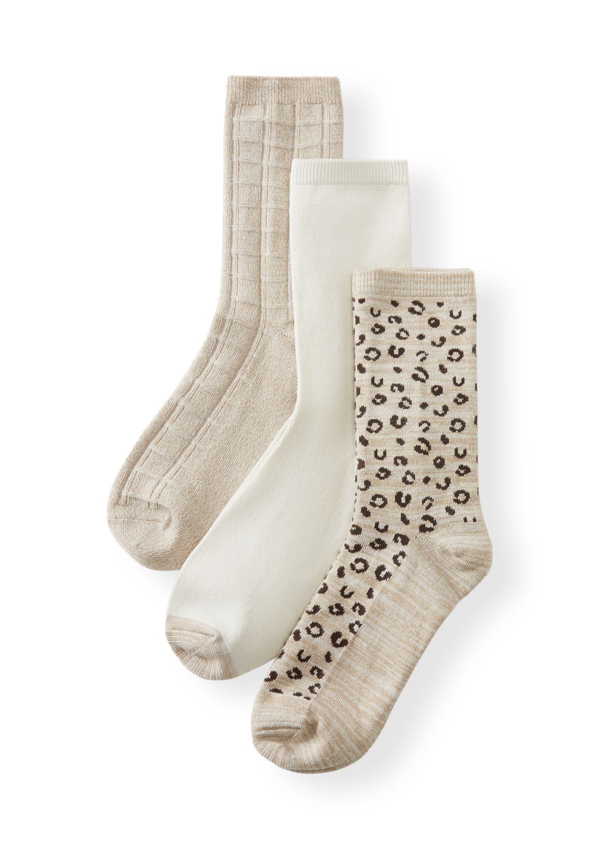 Womens Midweight Crew Socks Set