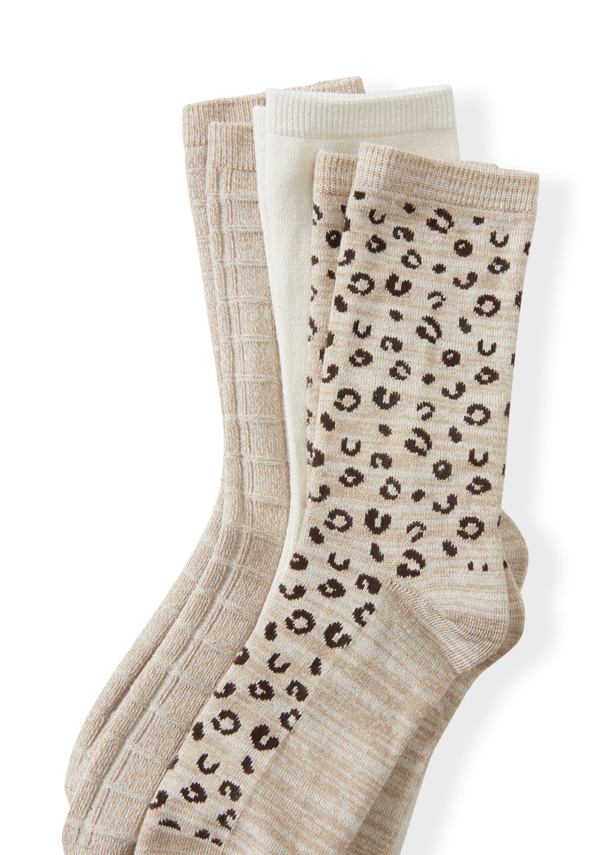Womens Midweight Crew Socks Set