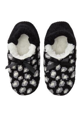 Cuddl Duds Faux Sherpa Lined Slippers belk