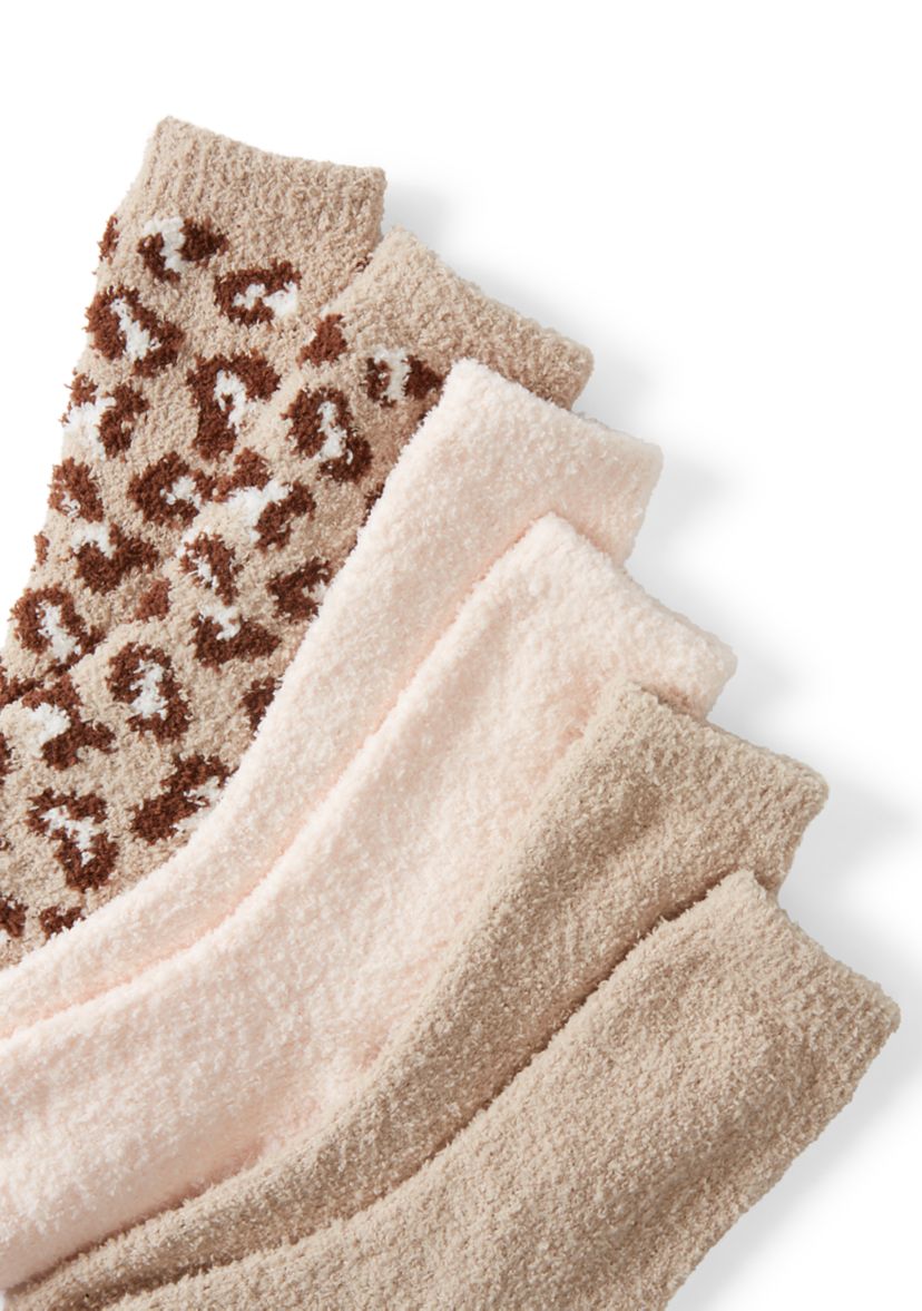 Womens Cozy Crew Socks - 3 Pack