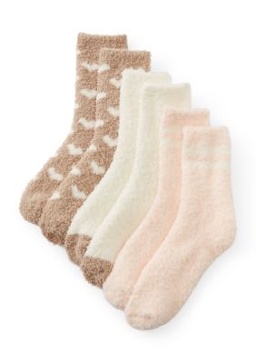 Cuddl Duds Women's Anklet Socks 3-Pair Pack, 9 - 11