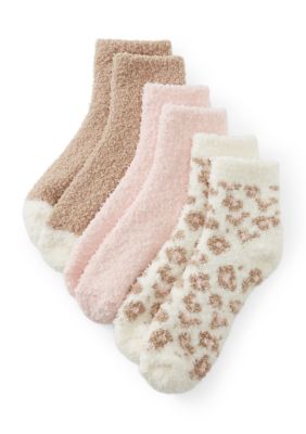 Cuddl Duds Women's Anklet Socks 3-Pair Pack