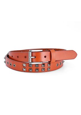 Old Trend Women's Stud Leather Belt