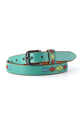 Old Trend Women's Boho Spirit Leather Belt, Small