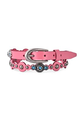 Old Trend Women's Rosa Flourish Leather Belt