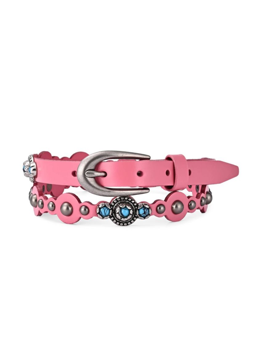 Rosa Flourish Leather Belt