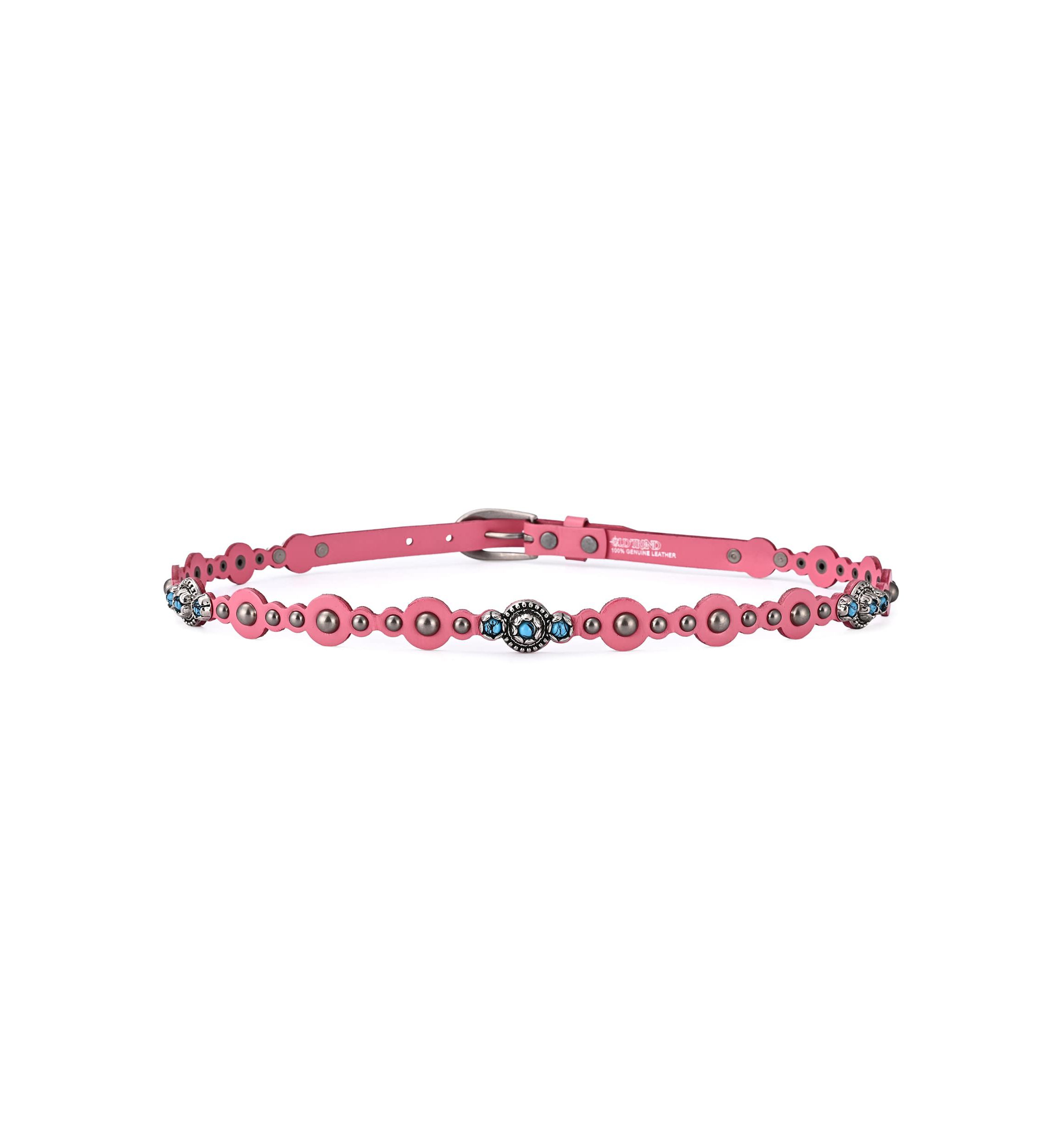 Rosa Flourish Leather Belt