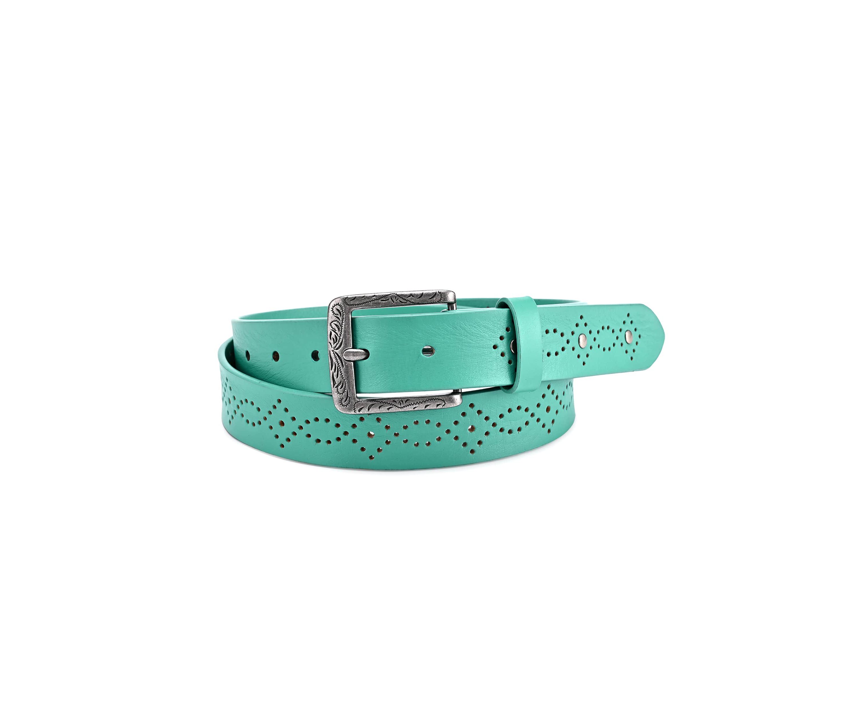 Daisy Blossom Leather Belt