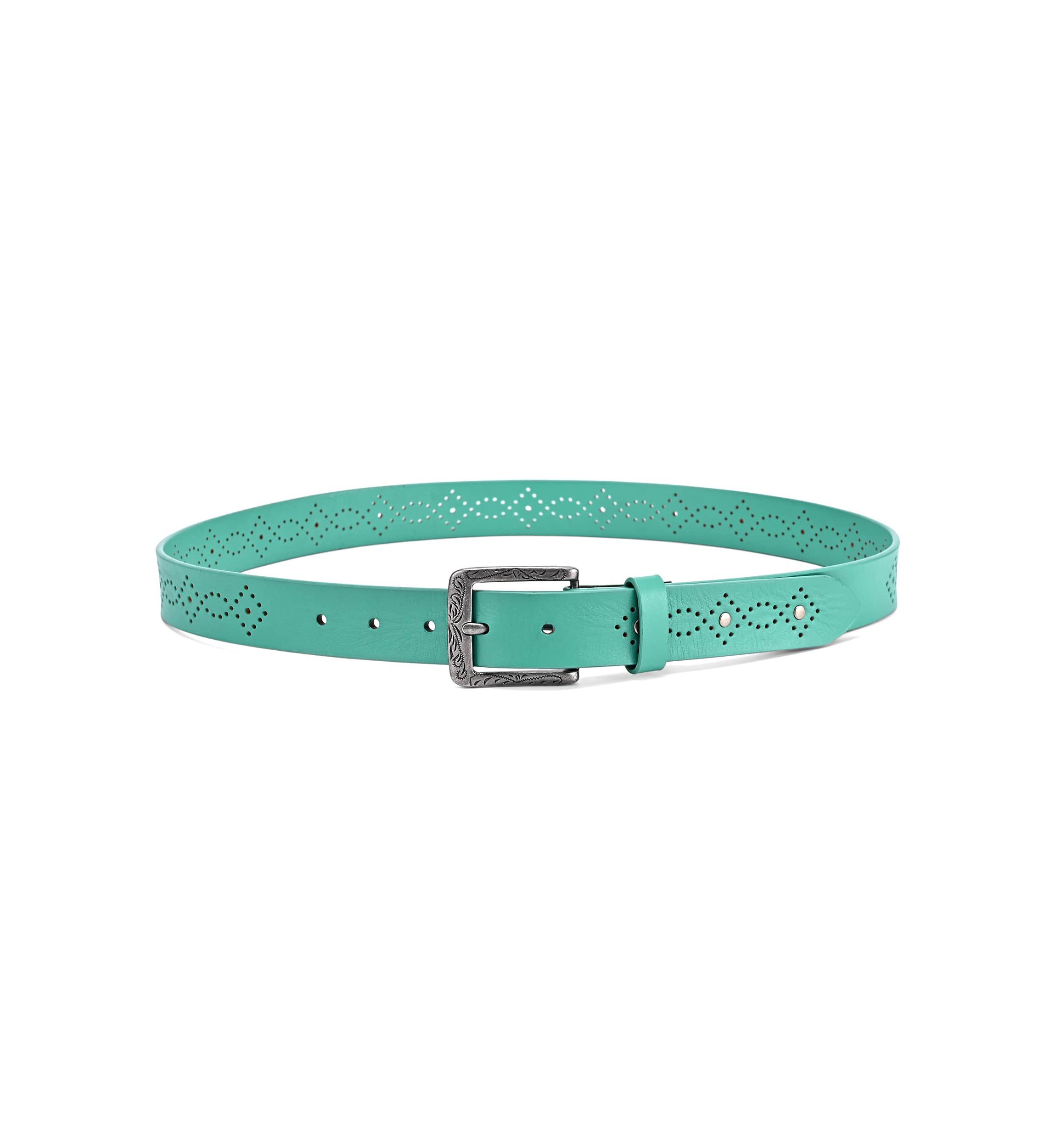 Daisy Blossom Leather Belt