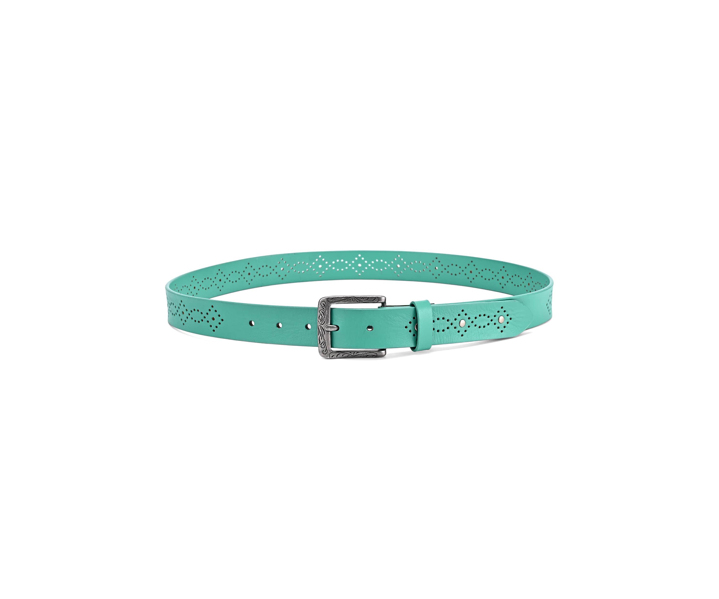 Daisy Blossom Leather Belt