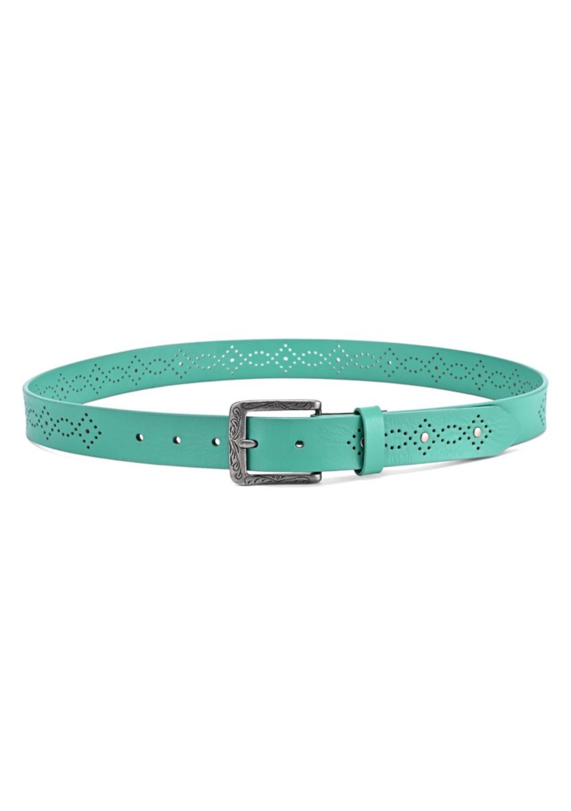 Daisy Blossom Leather Belt