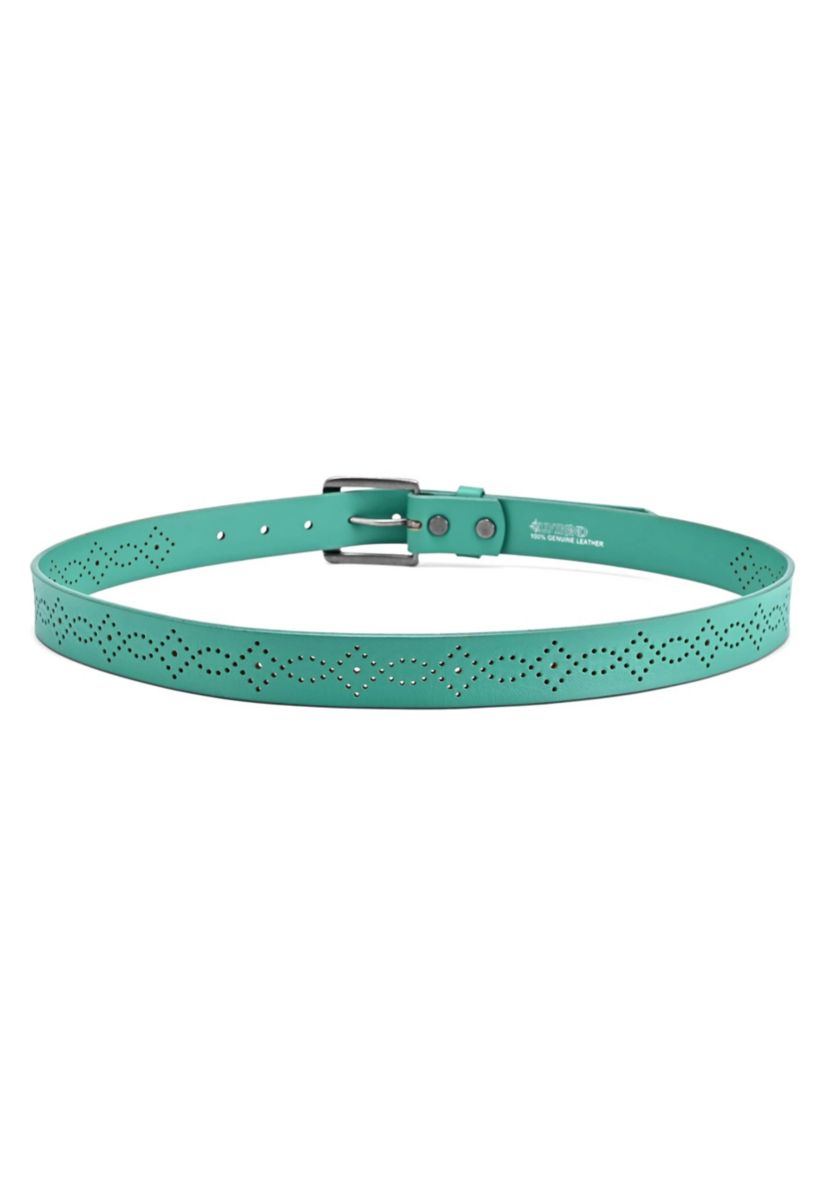 Daisy Blossom Leather Belt