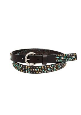 Old Trend Women's Amazonite Leather Belt, Large