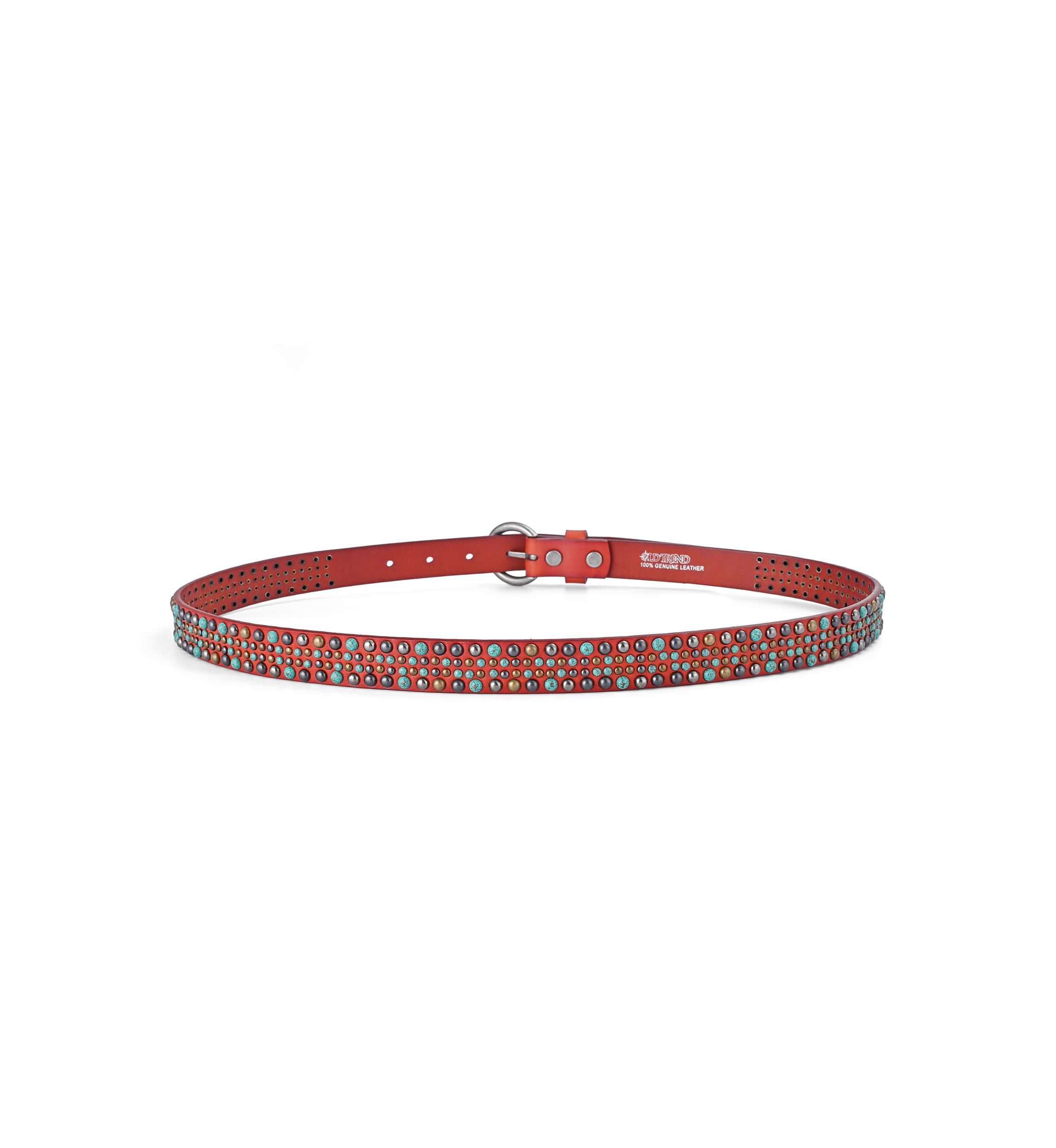 Amazonite Leather Belt