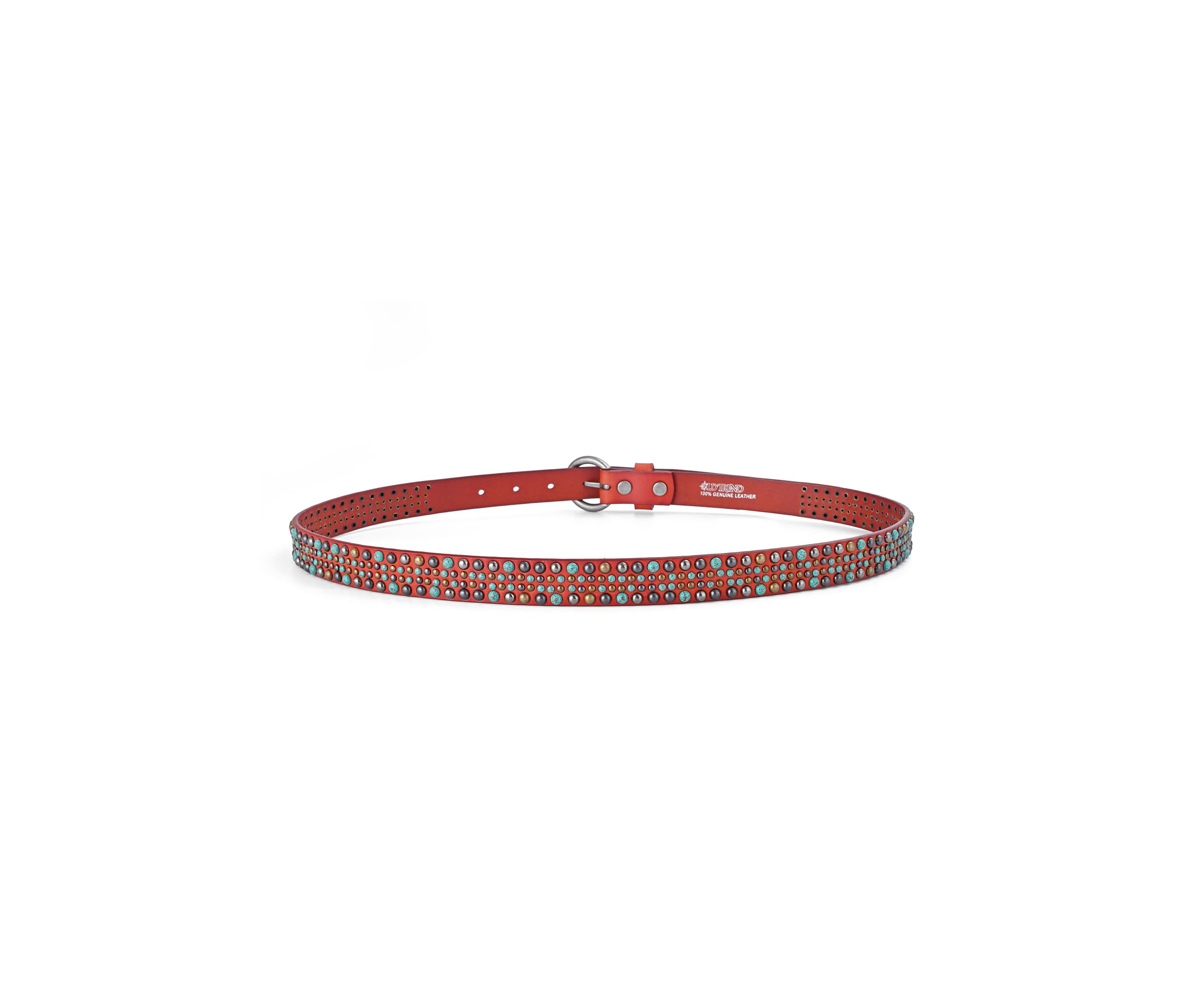 Amazonite Leather Belt