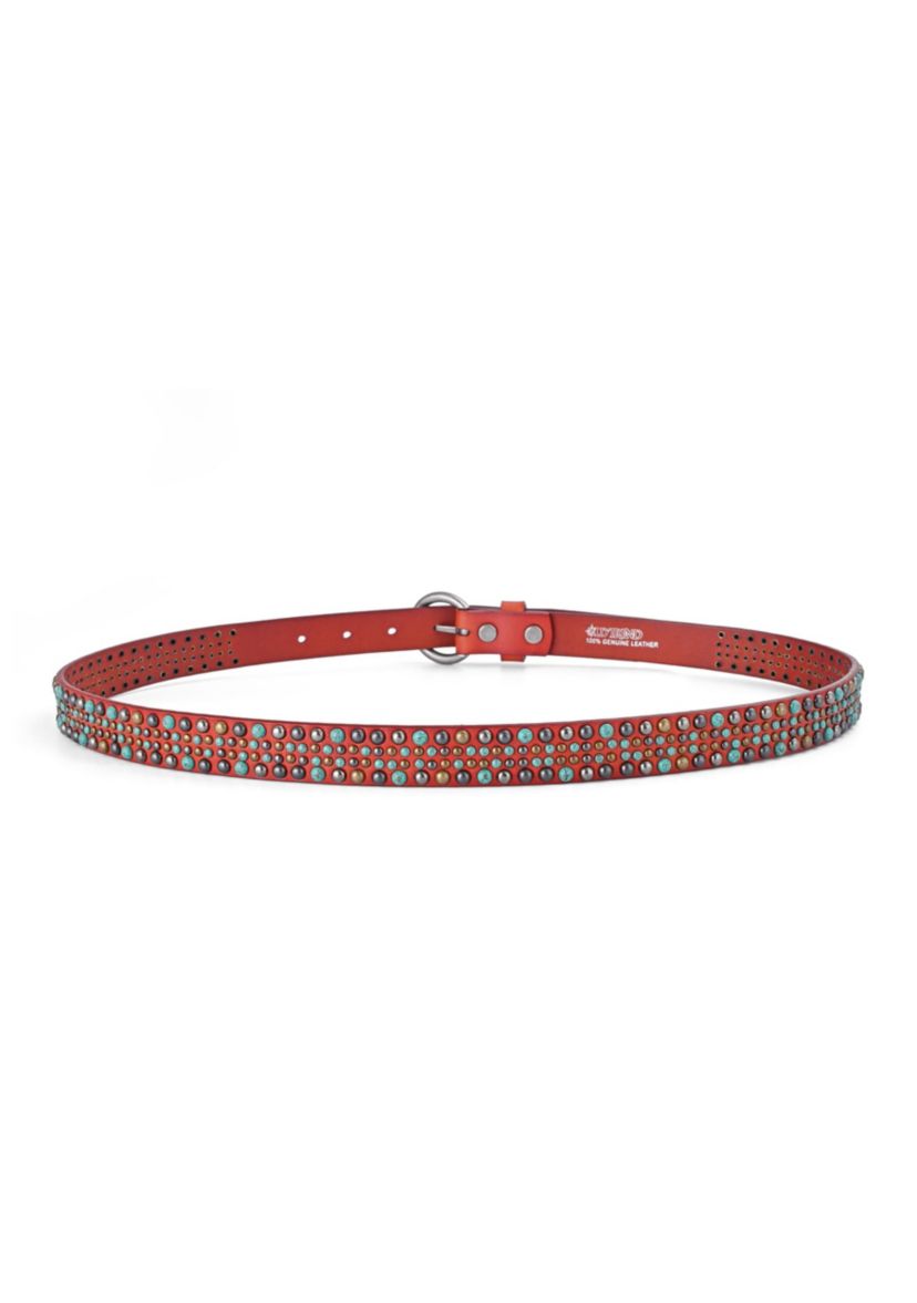 Amazonite Leather Belt