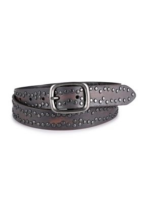Old Trend Women's Westland Leather Belt, Grey, Small